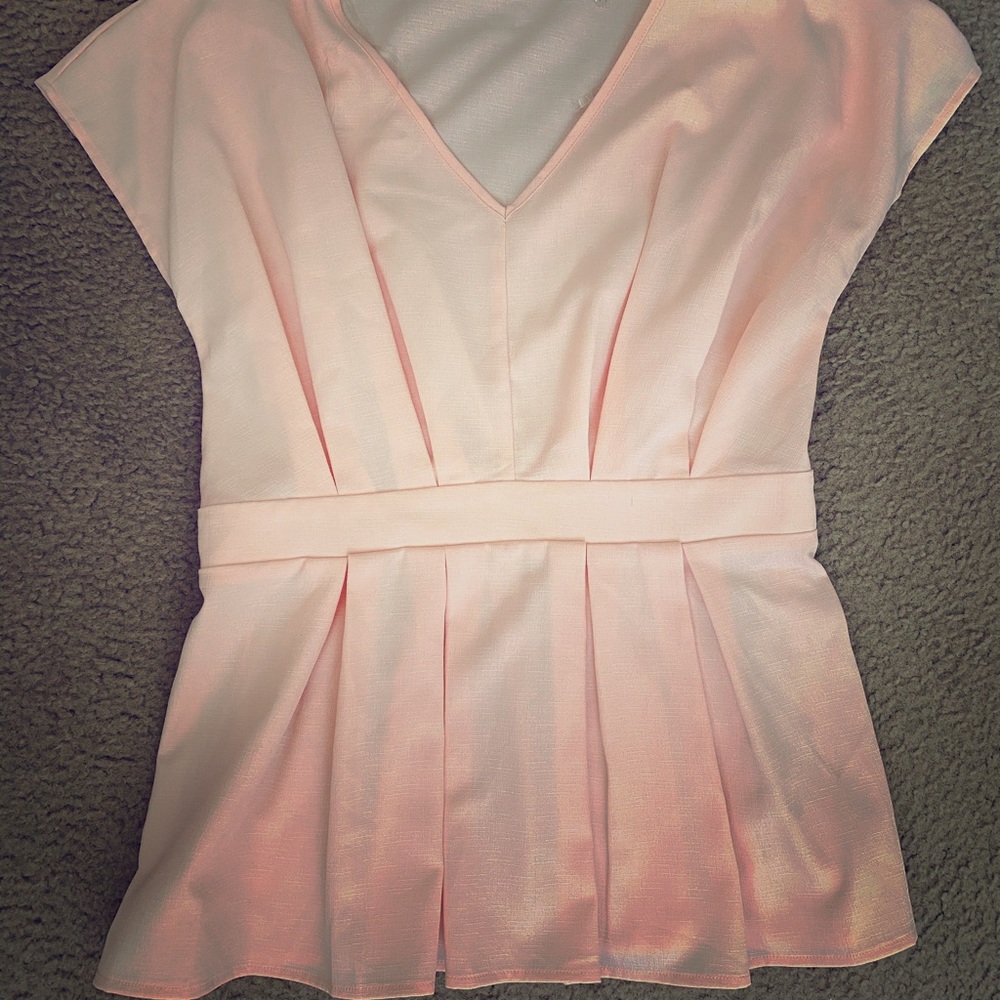 NWOT Peach Blouse